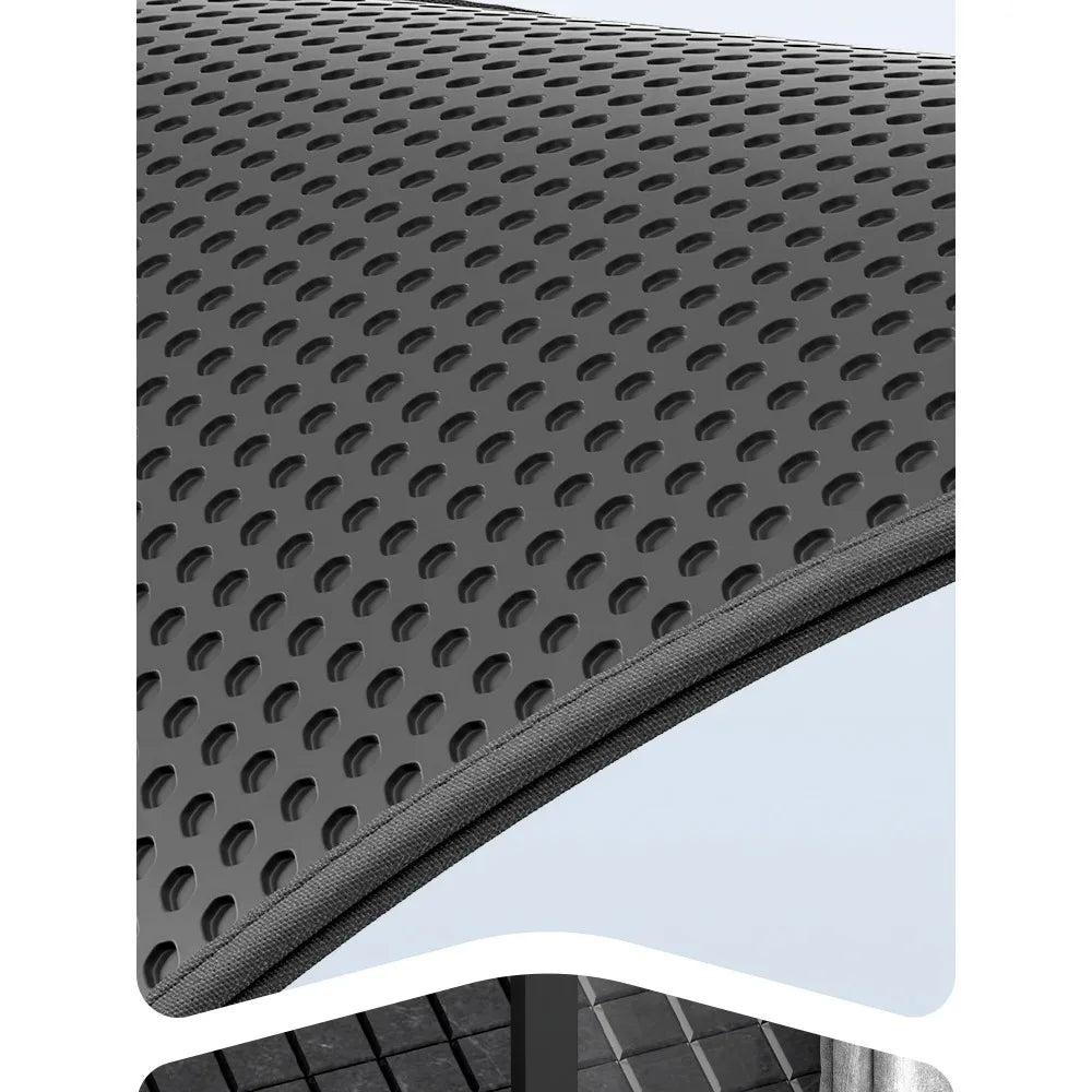 new 90X60CM Cat Litter Mat Waterproof Double Layer Pet Litter Box Mat Pet Toilet Cat Mat Nonslip Sand Cat Washable Mat Pet Clean
