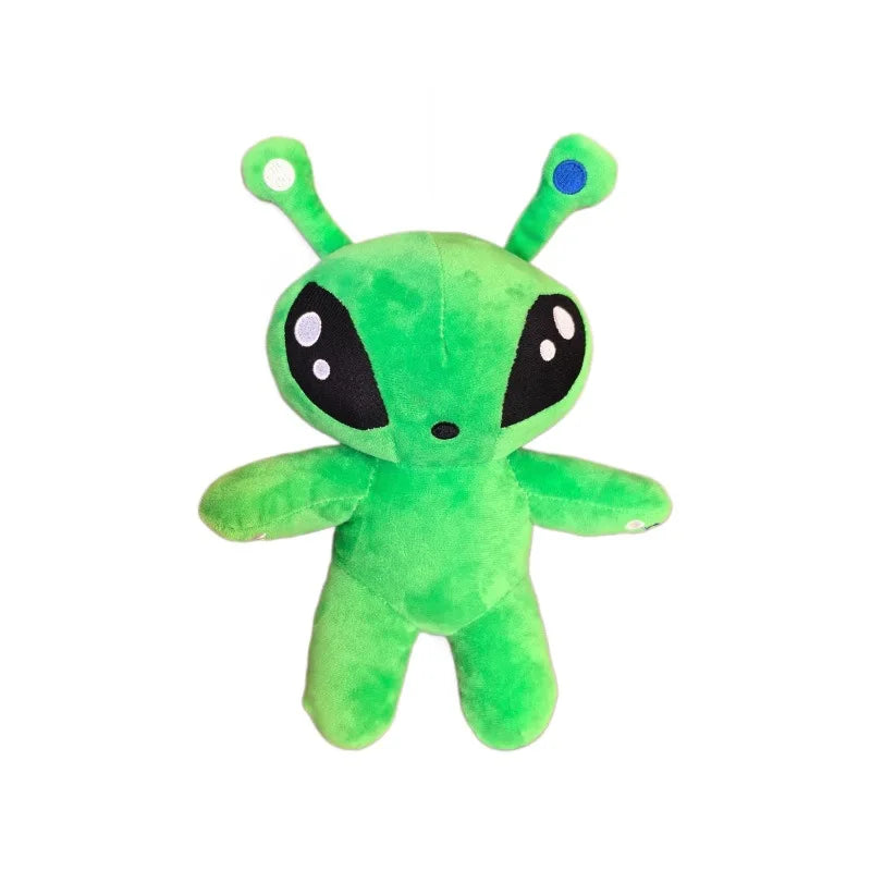 30cm Green Alien Plush Toy Anime Tentacle Horn Alien Monsters Horror Doll Boys Girls Soft Toys Stuffed Throw Pillow Kids Gifts