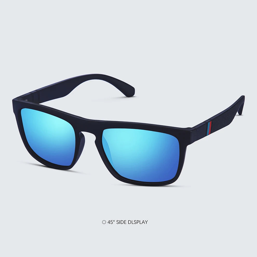 Fashion Square Vintage Polarized Sunglasses Men Women Retro Driving Fishing Sun Glasses UV400 Eyewear