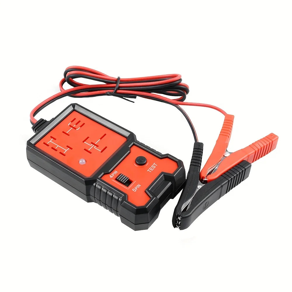 2024 Newest Red Relay Tester 12V Universal Electronic Automotive Car Circuit Detector Battery Checker Auto Repair Tool