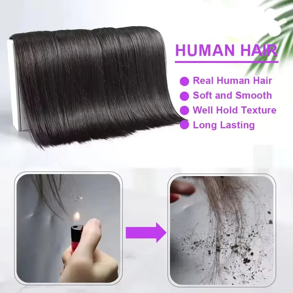 16A Straight Bundles Human Hair Brazilian Remy Weave Raw Hair 3 4 5 Pcs 100% Unprocessed Double Weft Human Hair Bundles Extensions Natural Black