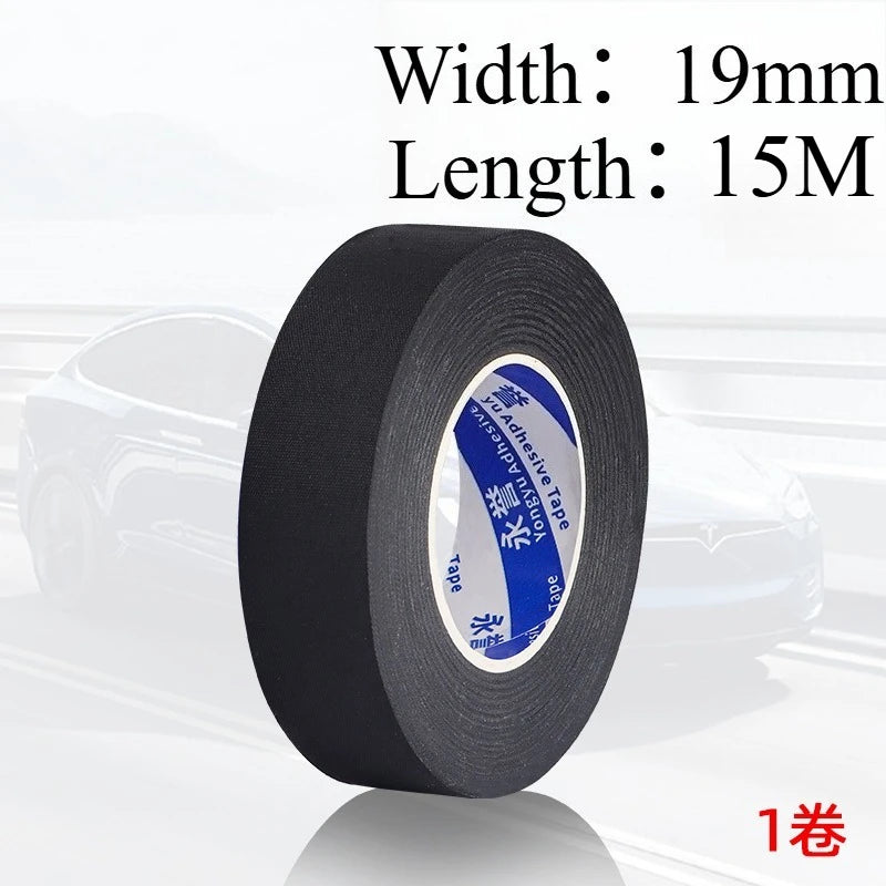 9/15/19/25/mm Electrical Insulation Heat-resistant Wiring Harness Tape PET Bundle Flame Retardant Tape