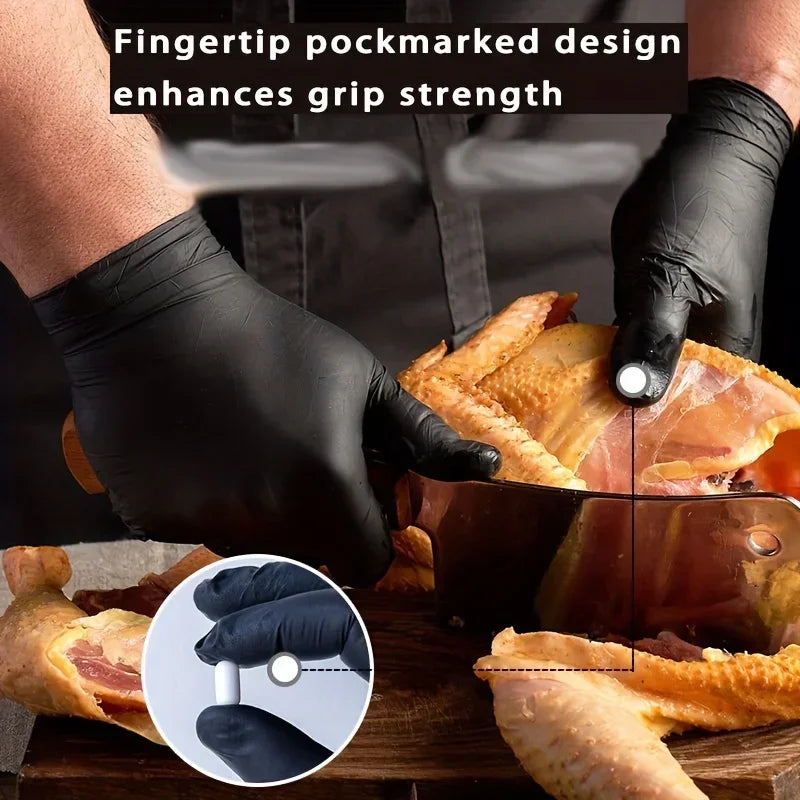 Gloves Black Washing Xl Tableware Disposible Latex Free PVC Gloves Housework Car Industry Gardening Pet Care Cooking Tools