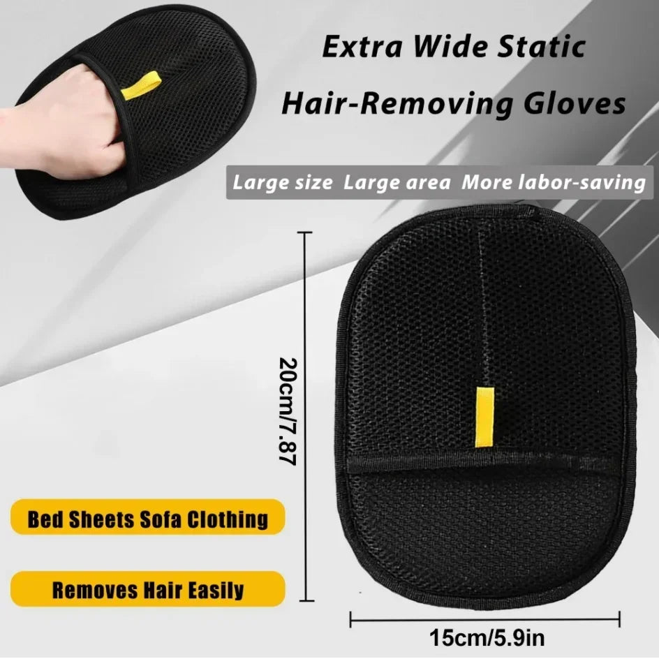Pet Hair Remover Portable Washable Clothes Hair Dehairing Gloves Pet Cleaning Products Pet Accessories