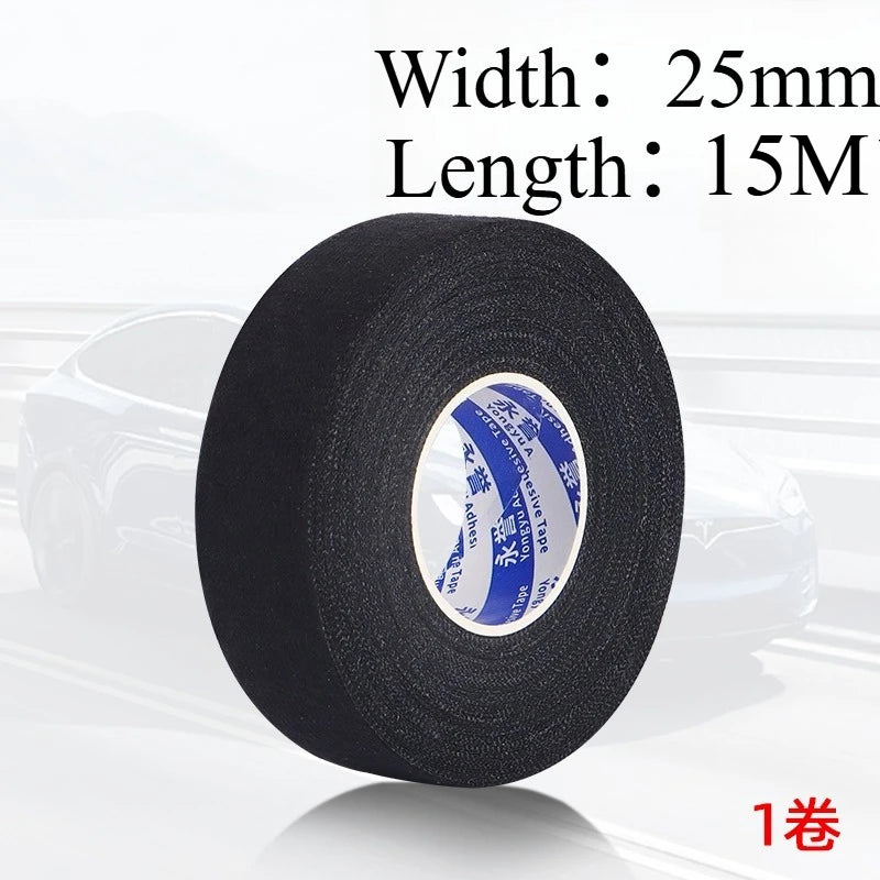 9/15/19/25/mm Electrical Insulation Heat-resistant Wiring Harness Tape PET Bundle Flame Retardant Tape