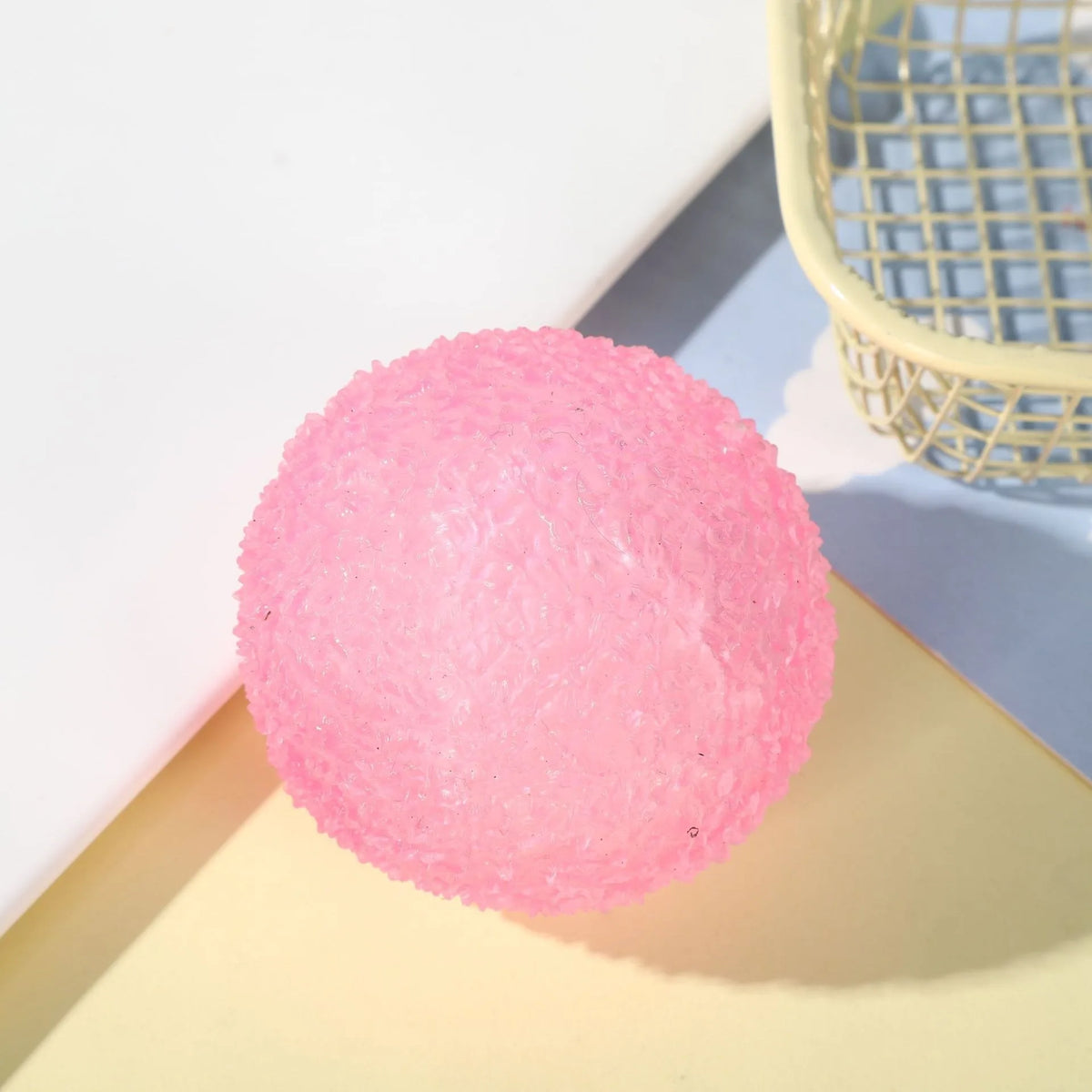 Ice Ball Maltose Squishy Toys Blue Mochi Sensory Fidgets Toy Simulated Transparent Anti Stress Slow-rebound Decompression Toy