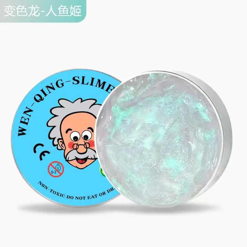 Reusable Putty Liquid Crystal Bouncy Slime Toy Set Mud Stress Relief Toys Color Clay Handmade DIY Handgum Playdough
