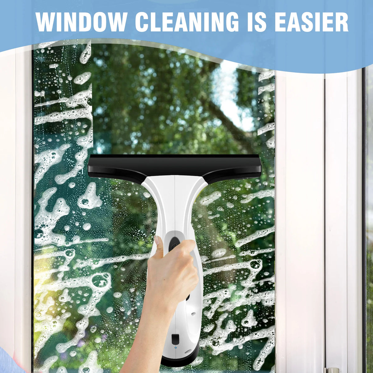 Rechargeable Cordless Window Vac Cleaner