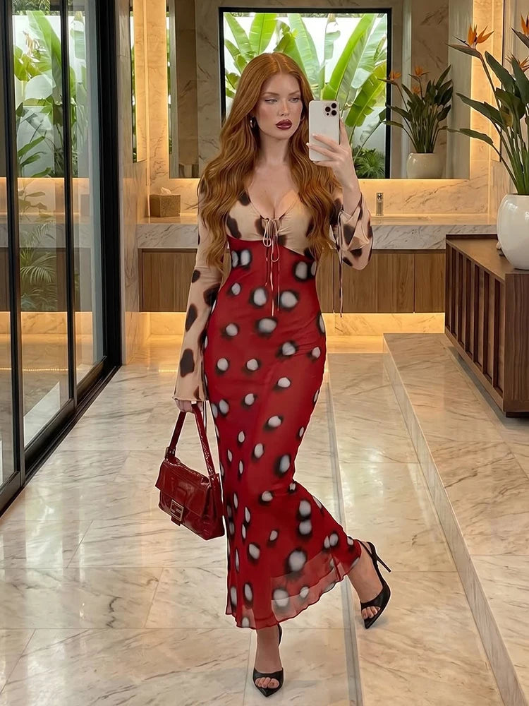Sexy Printed With Detachable Scarf Women's Shirt Dress Lapel Collar Full Sleeve Button Mini Dresses 2026 Summer Chic Female Robe