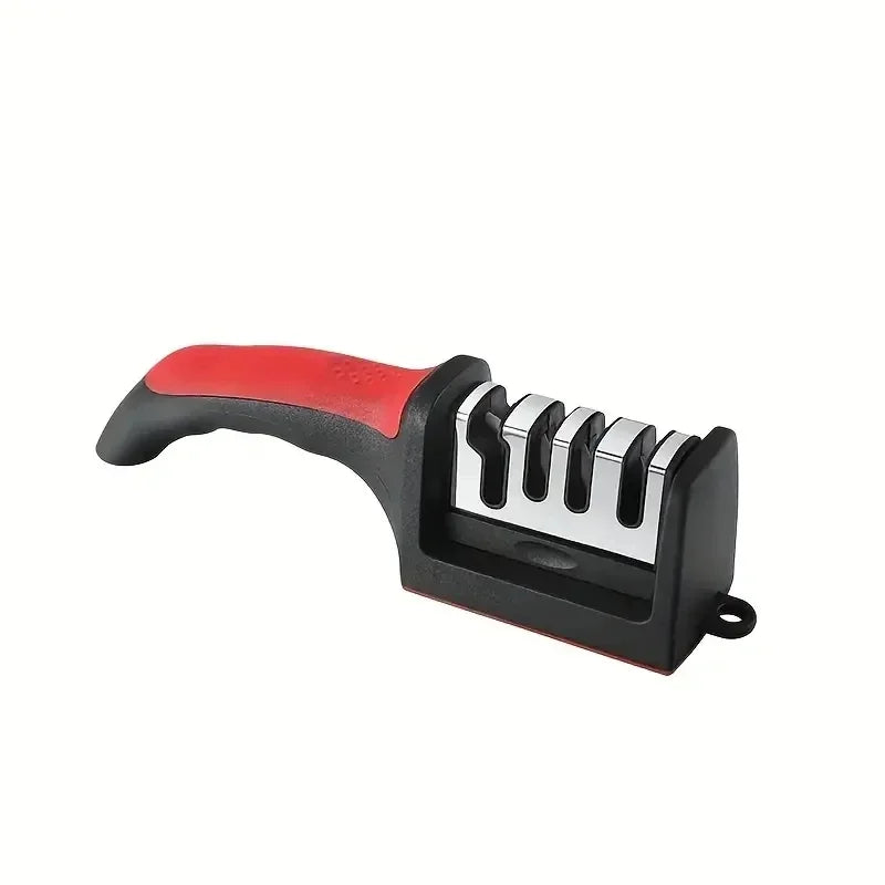 4-Segment Knife Sharpener Knife Sharpeners for Kitchen Knives Stainless Steel Three-Purpose Sharpening Stone for Kitchen Tools