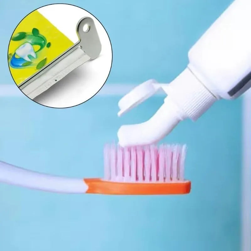 1 Pcs Silvery Metal Tube Squeezer Keys, Toothpaste Metal Hair Dye Color Key Roller Dispenser Tool Durable Processing,Toothpaste and Hair Color Dispenser Tool, Daily Living Tube Squeezing Aids