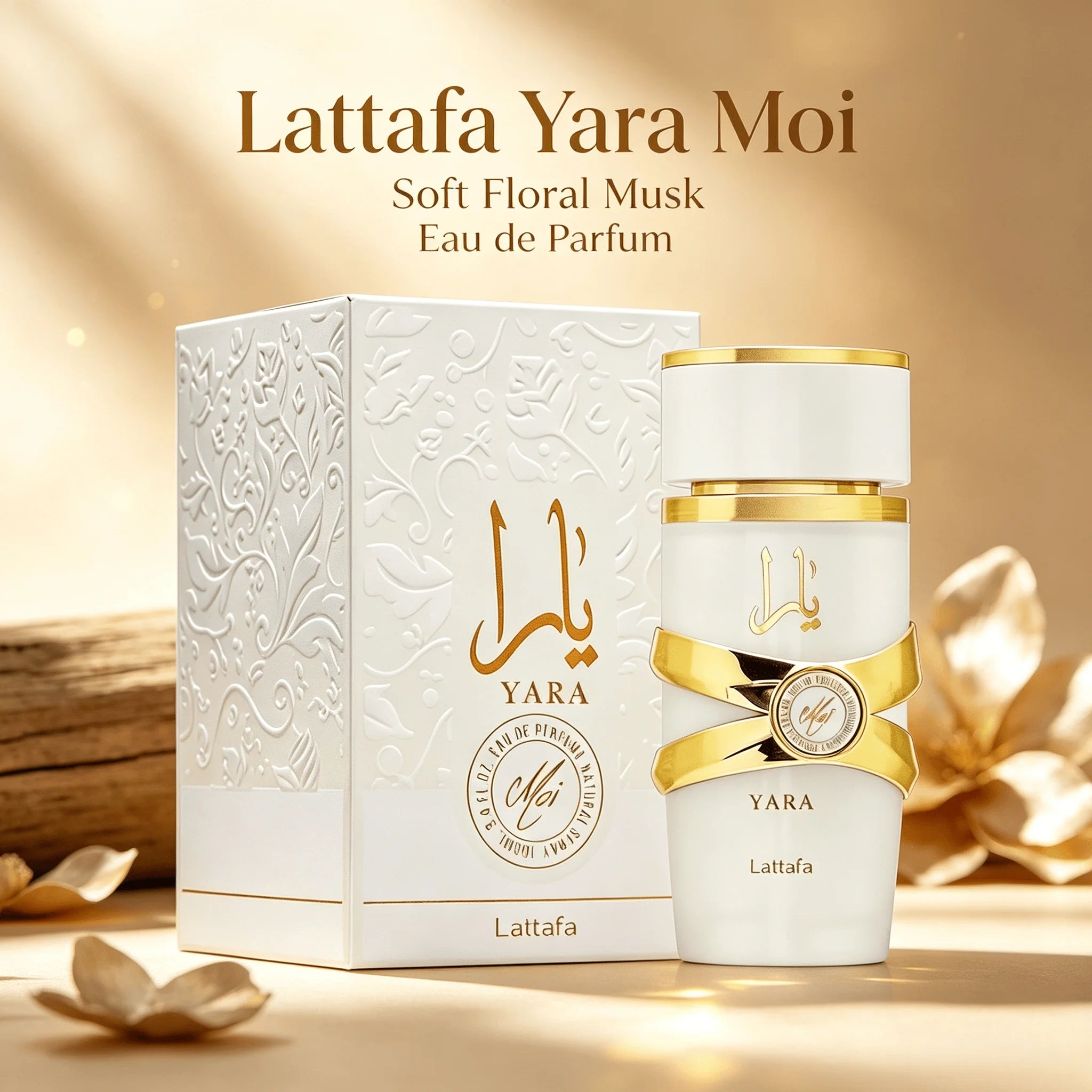 Lattafa Yara Moi - Floral, Fruity, Gourmand - Long-Lasting Fragrance for Women, 3.40 Ounce / 100 ml