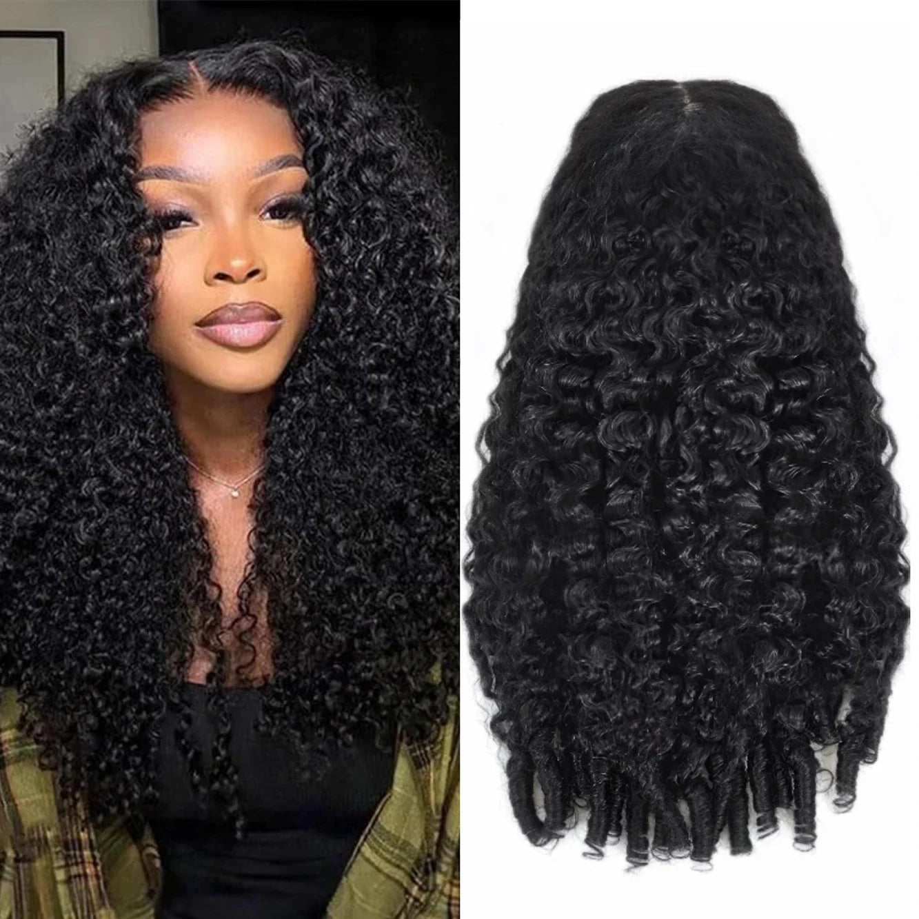 Burmese Curly Human Hair Wigs 220% Density 13x4 Lace Frontal Human Hair Wigs 30 40 Inch Natural Color 13x6 Hd Lace Front Wigs
