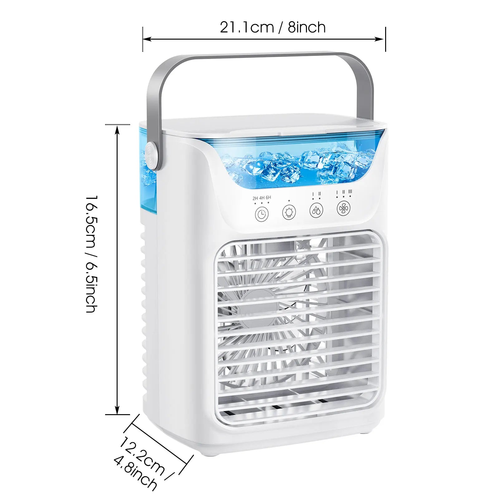 Portable Mini Desktop Air Conditioner Fan with Timer Small Room Spray Water AC for Cooling Air Conditioning for Room
