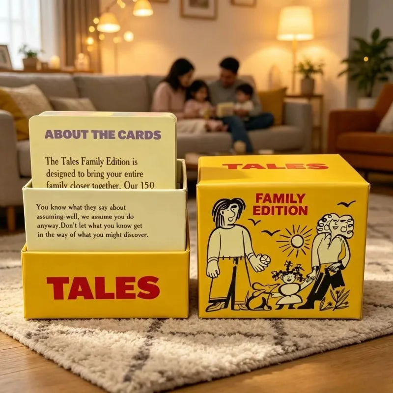 New 150pcs Card Conversation Starter Game Family Edition Fun Icebreaker for Adults and Family Gatherings Couples Card GameTalese