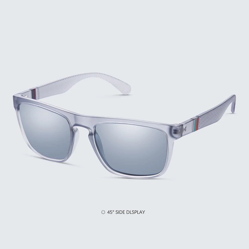Fashion Square Vintage Polarized Sunglasses Men Women Retro Driving Fishing Sun Glasses UV400 Eyewear
