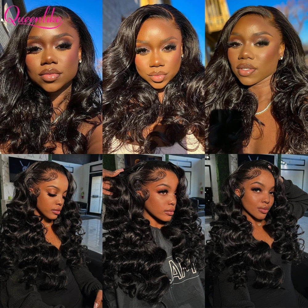 Queenlike 24 24 24 Inch Body Wave Bundles Human Hair 12A Brazilian Raw Hair Weave Bundles 1/3 PCS Human Hair Bundles Extensions