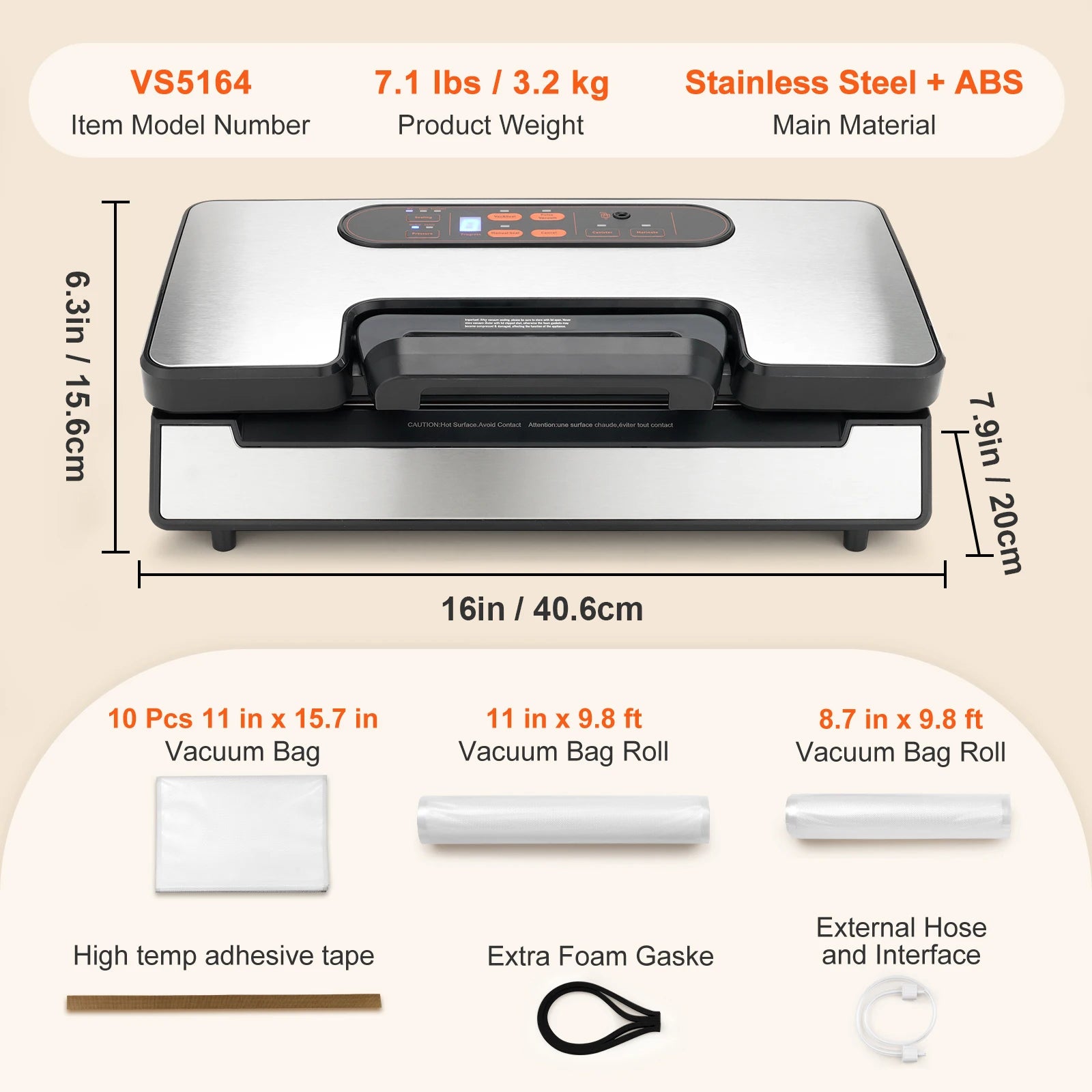 Kitchen Vacuum Food Sealing Machine