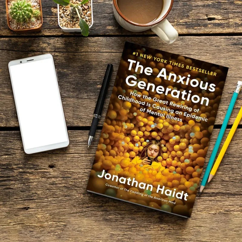 The Anxious Generation Books for Teen Mental Health Data-Driven Strategies for Parents Educators by Social Psychologist