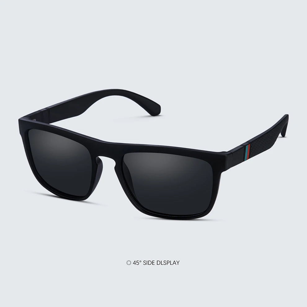 Fashion Square Vintage Polarized Sunglasses Men Women Retro Driving Fishing Sun Glasses UV400 Eyewear