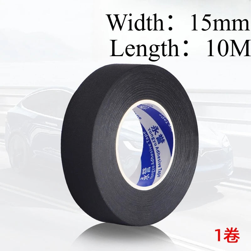 9/15/19/25/mm Electrical Insulation Heat-resistant Wiring Harness Tape PET Bundle Flame Retardant Tape