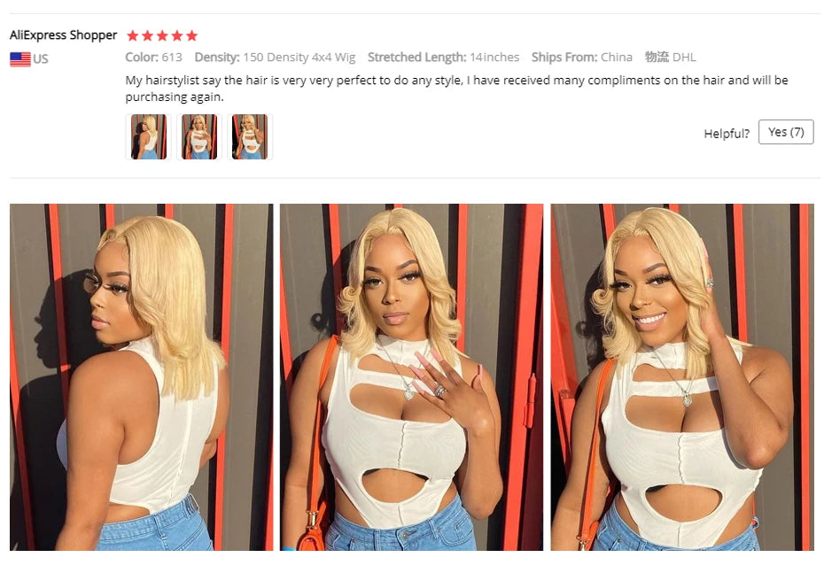 13x4 13x6 613 HD Blonde Bob Hair Wig Human Hair Lace Frontal Wig Brazilian Straight Bob Wig Lace Front Human Hair Wigs For Women