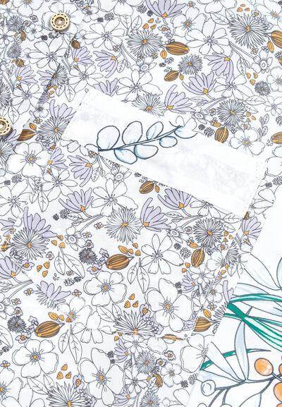 Floral Collared Neck Long Sleeve Shirt for Women Fashion - Selvanelle