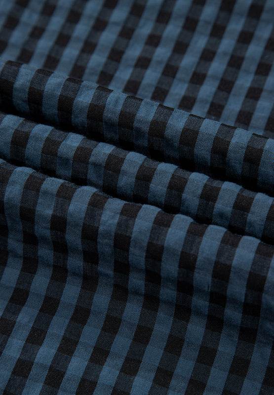 Plaid Wide Strap Wide Leg Overalls - Selvanelle