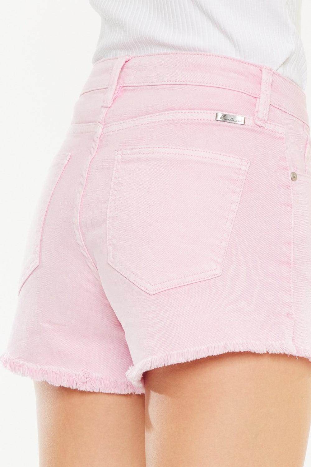 Kancan Raw Hem High Waist Denim Shorts for Trendy Style - Selvanelle
