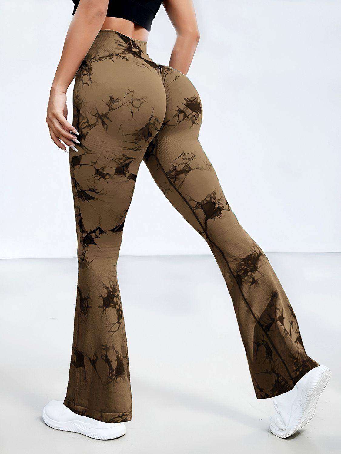 Tie-Dye High Waist Active Leggings for Women Comfortable Fit - Selvanelle