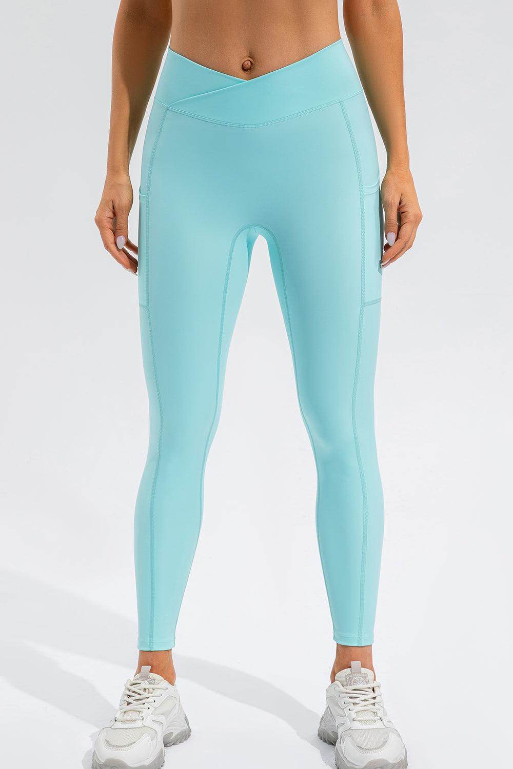 High Waist Active Leggings with Pockets for Women - Selvanelle