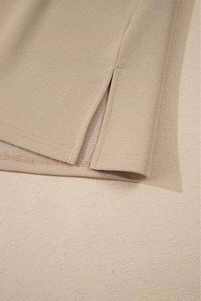 Ruffled Notched Cap Sleeve Top for Women in Various Sizes - Selvanelle