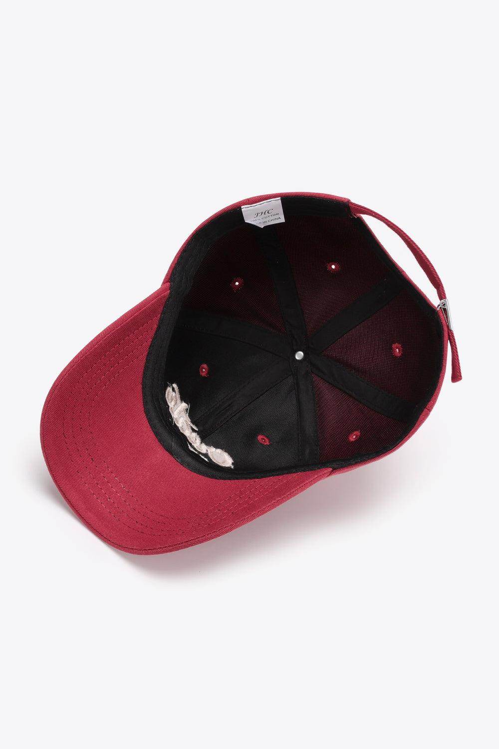 CREATE NEW LIFE Adjustable Cotton Baseball Cap for All Sizes - Selvanelle