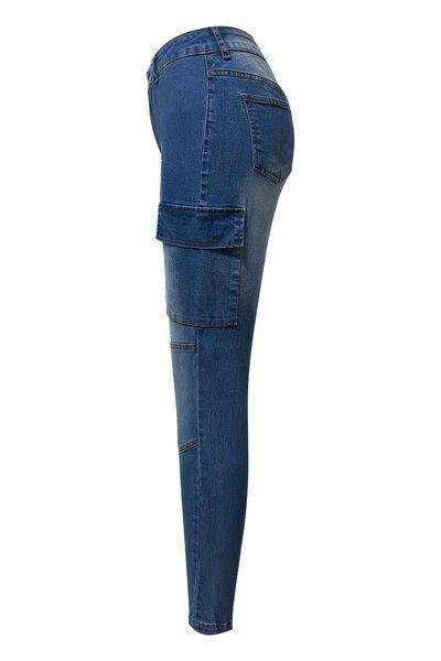 Stylish Skinny Jeans with Pockets for Everyday Wear - Selvanelle
