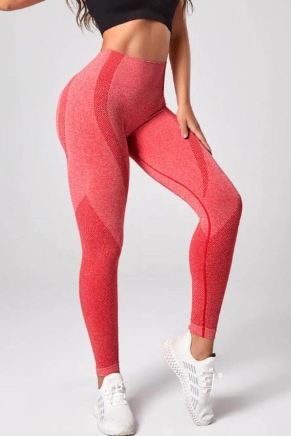 High Waistband Long Active Pants - Selvanelle