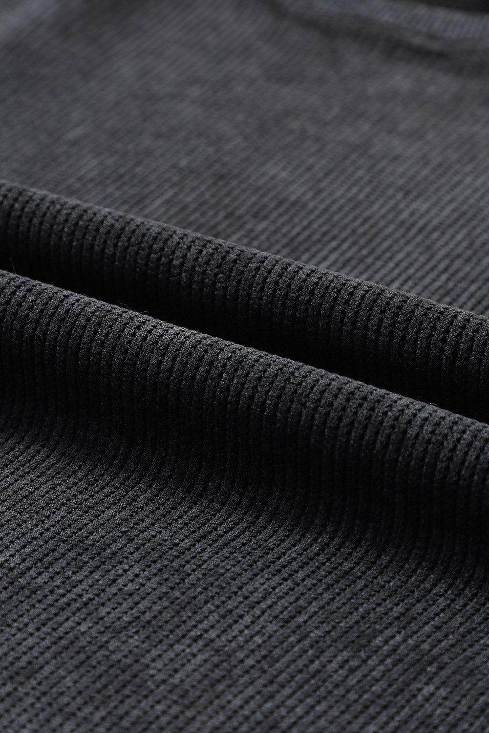 Sequin Candy Cane Round Neck Sweatshirt for Women - Selvanelle