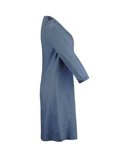 Full Size V-Neck Half Sleeve Dress for Everyday Wear - Selvanelle