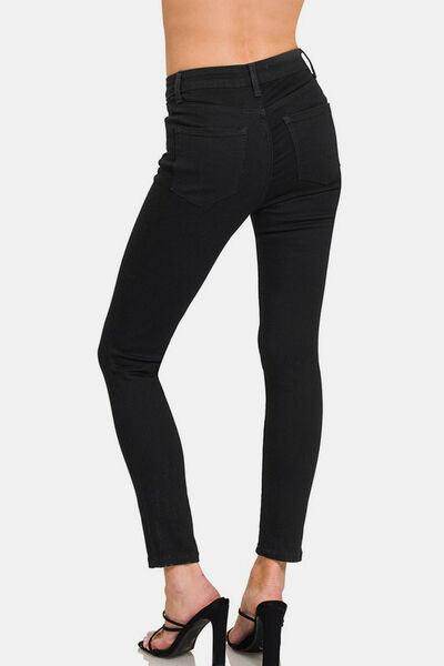 Zenana High Rise Skinny Jeans with Pockets for Women - Selvanelle