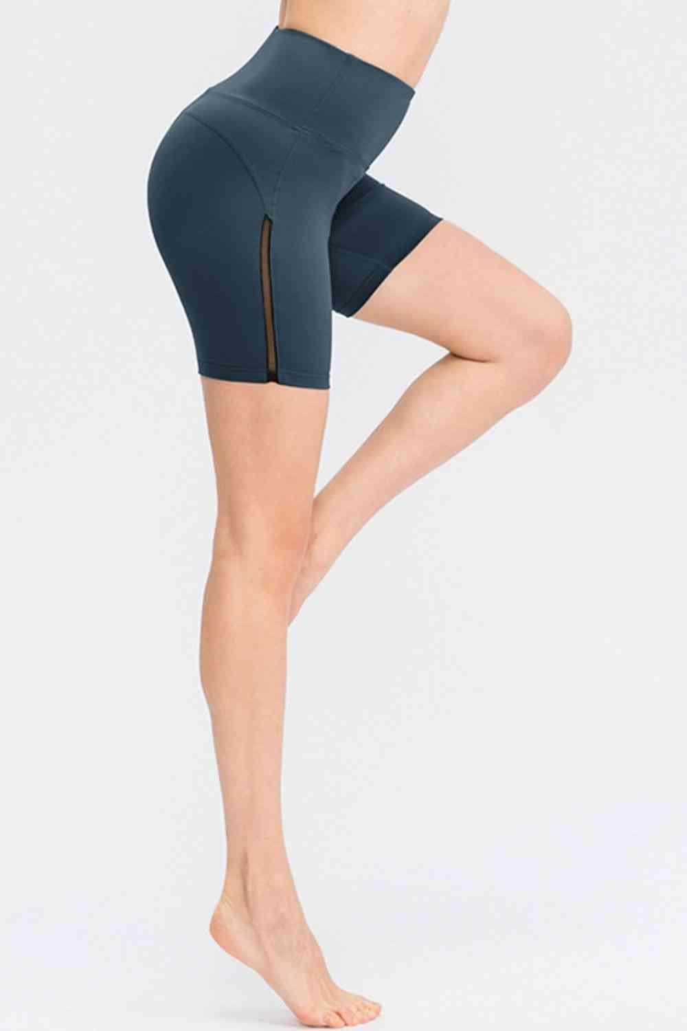 Wide Waistband Sports Shorts for Active Lifestyle Wear - Selvanelle
