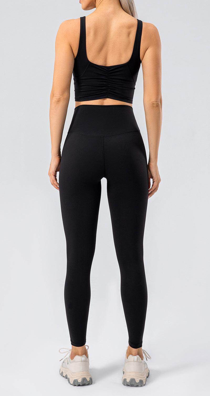 High Waist Wide Waistband Active Leggings for Women - Selvanelle