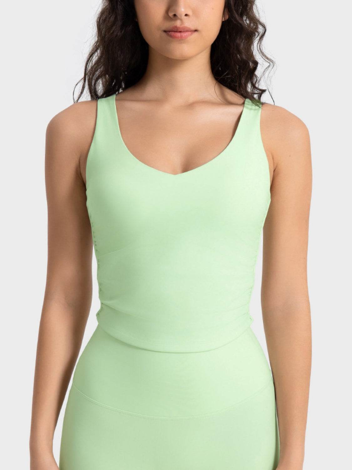 Millennia Cropped Sport Tank - Selvanelle