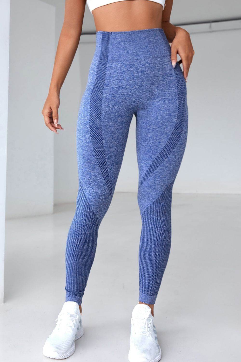 High Waistband Long Active Pants - Selvanelle