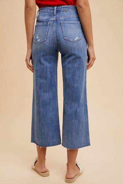 Annie Wear High Rise Wide Leg Jeans for Stylish Comfort - Selvanelle