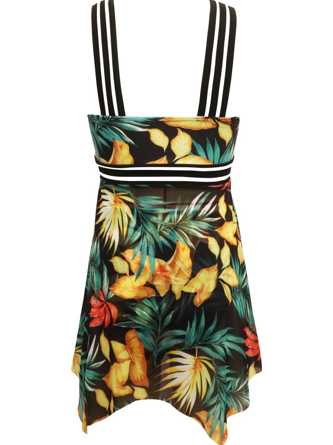 Cutout Printed Two-Piece Swim Set - Selvanelle
