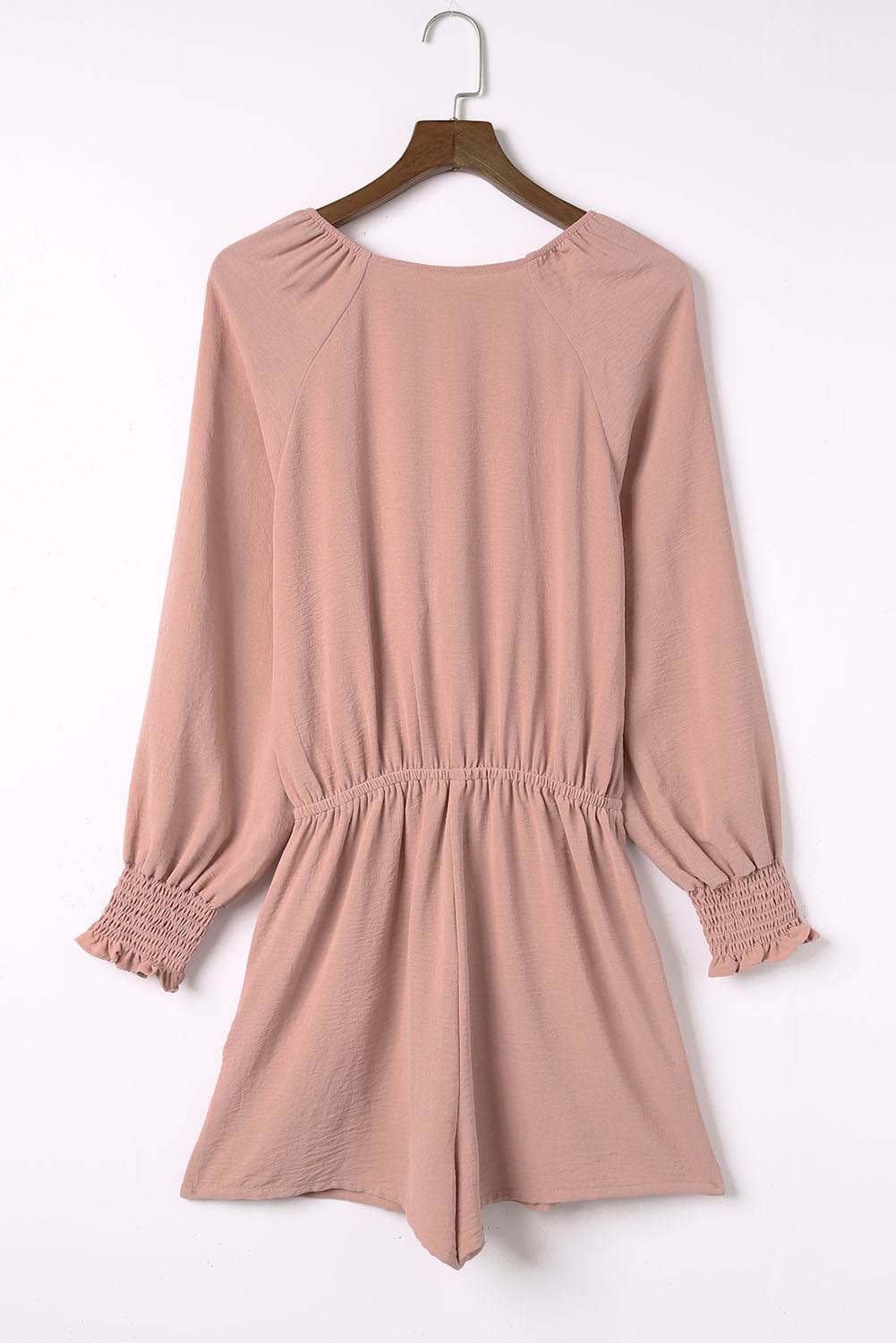 Tied Flounce Sleeve Plunge Romper - Selvanelle