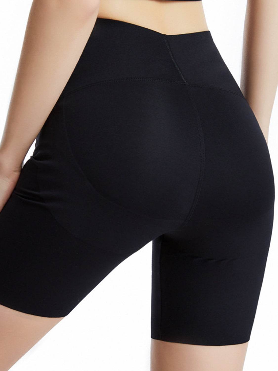 Wide Waistband Sports Shorts - Selvanelle