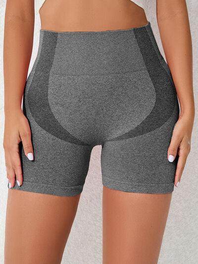 High Waist Active Shorts for Women with Stretchy Fit - Selvanelle