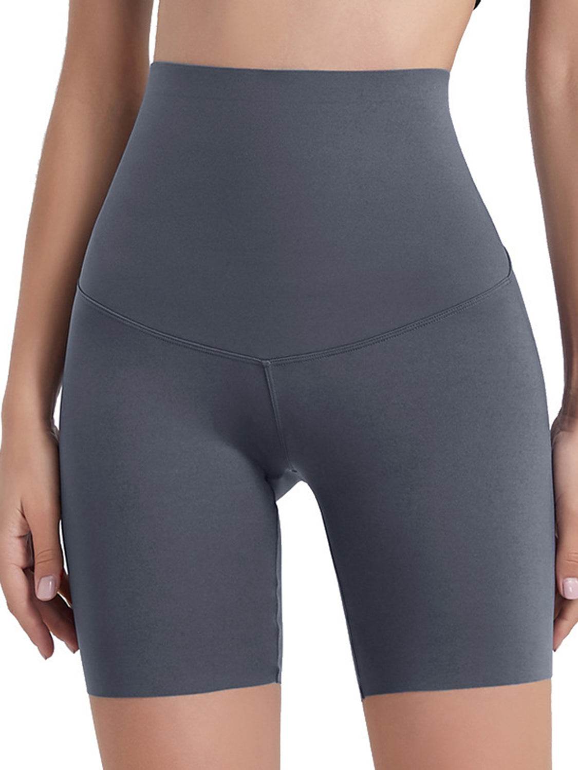 Wide Waistband Sports Shorts - Selvanelle