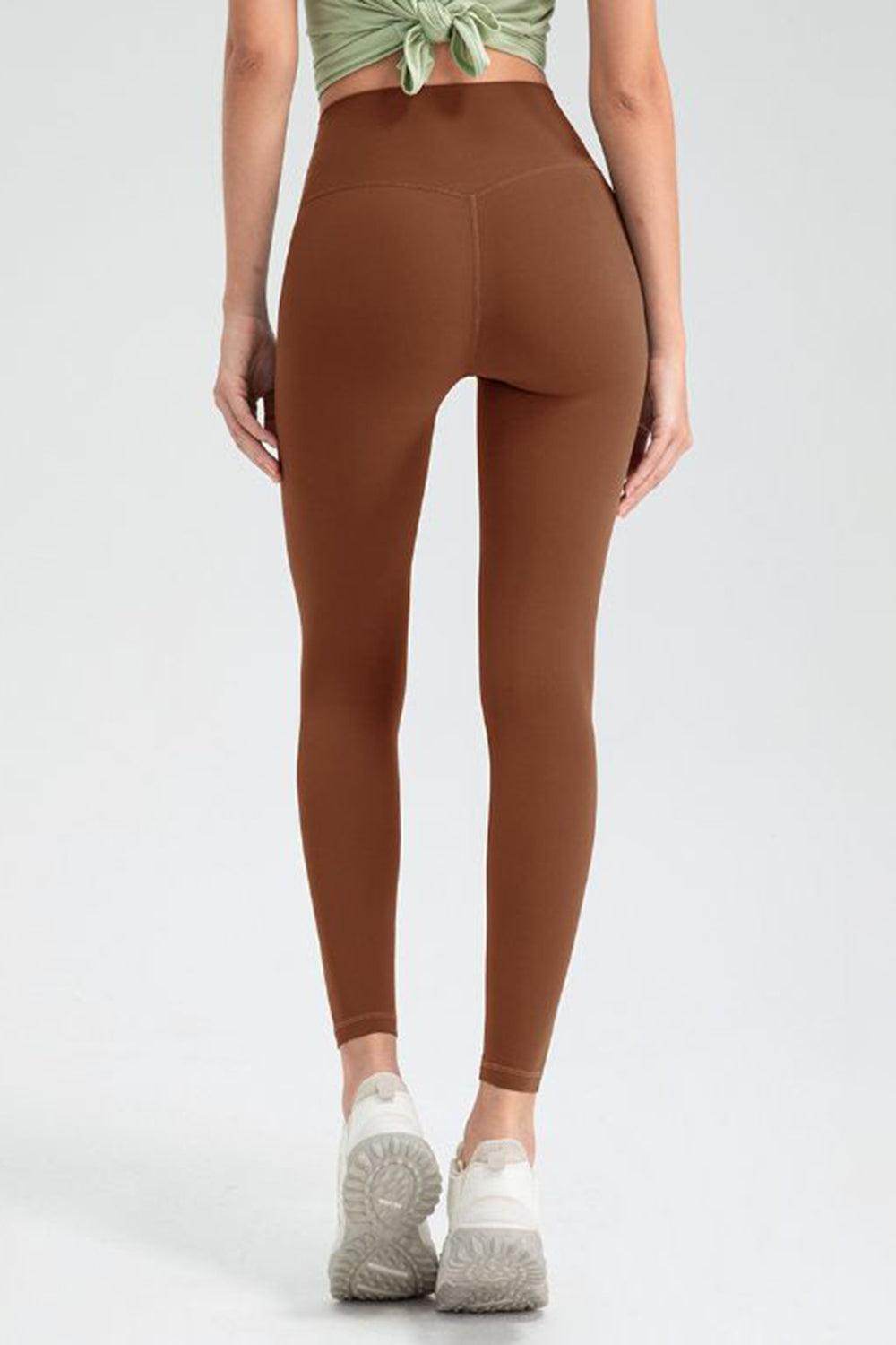 Wide Waistband High Waist Sport Leggings for Active Comfort - Selvanelle