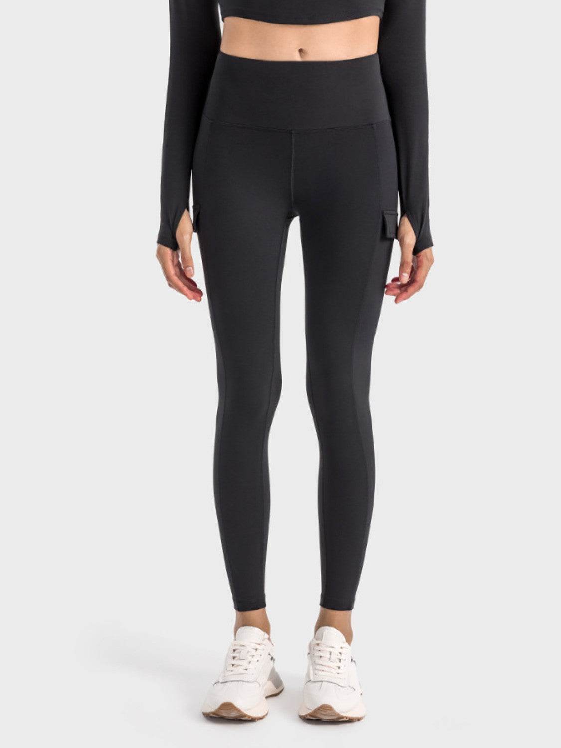 Millennia Wide Waistband Sports Leggings - Selvanelle